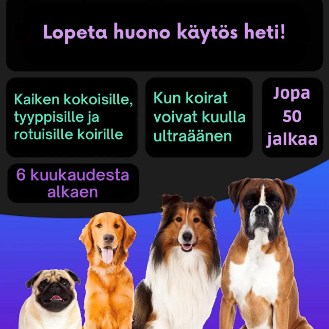 Anti-Haukku Ultraääni Koira Kouluttaja